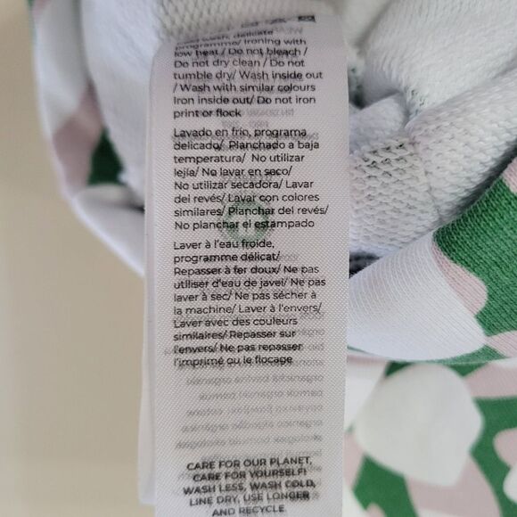 SKFK Skunkfunk Adi Big Petals Pink Green Hoodie - Picture 13 of 16